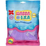 Massa de E.V.A. Roxo 50 Gramas Para Modelagem - Make+