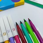 Canetinha Hidrográfica Colorida 24 Cores Lavável - Acrilex