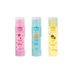 Cola Colorida Docinhos com Cheiro em Bastão 8g  (azul, amarelo e rosa) - Tilibra
