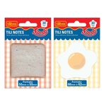 Bloco Adesivo Tili Notes Foods 30 Folhas (Ovo Frito e Pão de Forma) - Tilibra