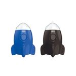 Apontador com Depósito Foguete (Azul e Preto) - Tilibra