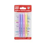 Kit com 4 Canetas Marca Texto Tom Pastel - Yin's