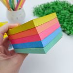 Bloco Adesivo Post-it Coleção Alegria 5 Blocos 76 x 76 mm  450 Folhas - 3M