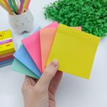 Bloco Adesivo Post-it Coleção Alegria 5 Blocos 76 x 76 mm  450 Folhas - 3M