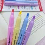 Kit com 4 Canetas Marca Texto Tom Pastel - Yin's