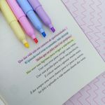 Kit com 4 Canetas Marca Texto Tom Pastel - Yin's
