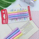 Kit com 4 Canetas Marca Texto Tom Pastel - Yin's
