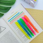Kit com 5 Canetas Marca Texto Neon - Yin's