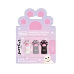 Kit com 3 Borrachas Ponteira Purrfect Cats Gatinhos - Tilibra
