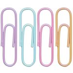 Clips Colorido de Metal Tom Pastel 100 Unidades - Tilibra