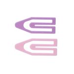 Clips Colorido em Flecha Tom Pastel (Lilás e Rosa) 30 Unidades - Tilibra