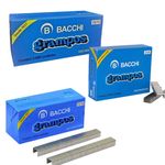 Grampos Galvanizados Enak com 5000 Unidades | 23/8, 23/10, 23/13 | - Bacchi