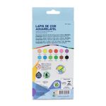 Lápis de Cor 12 Cores Aquarelável +1 Píncel - Acrilex