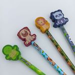 Lápis Grafite Bichinhos nº2 com Borracha - Yins