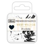 Prendedor Plástico West Village 32 mm 20 Unidades- Tilibra