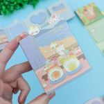 Bloco Adesivo Formato de Livrinho com 10 Blocos 85 x 68 x 19 mm 200 Folhas Sticky Note - Importado