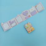 Bloco Adesivo Formato de Livrinho com 10 Blocos 85 x 68 x 19 mm 200 Folhas Sticky Note - Importado