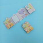 Bloco Adesivo Formato de Livrinho com 10 Blocos 85 x 68 x 19 mm 200 Folhas Sticky Note - Importado