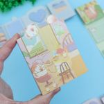 Bloco Adesivo Formato de Livrinho com 10 Blocos 85 x 68 x 19 mm 200 Folhas Sticky Note - Importado