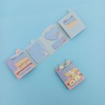 Bloco Adesivo Formato de Livrinho com 10 Blocos 85 x 68 x 19 mm 200 Folhas Sticky Note - Importado