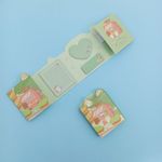 Bloco Adesivo Formato de Livrinho com 10 Blocos 85 x 68 x 19 mm 200 Folhas Sticky Note - Importado