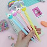 Lapiseira 0.7 mm Docinho Cupcake (Amarelo, Azul, Lilás e Rosa) - Importado