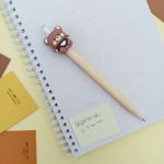 Lapiseira 0.7 mm Ursinho (Marrom e Nude) - Importado