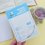 Bloco Auto Adesivo Pautado 100 x 150 mm 40 Folhas - Importado