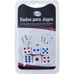 Kit 6 Dados 16 mm para Tabuleiros - Interponte