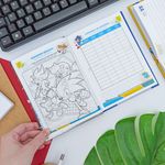 Agenda Permanente Costurada Sonic 12,3 x 16,6 cm 96 Folhas - Tilibra