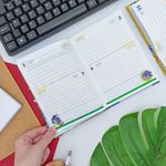 Agenda Permanente Costurada Sonic 12,3 x 16,6 cm 96 Folhas - Tilibra