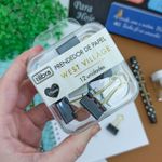 Prendedor de Papel Metal West Village 19 mm 12 Unidades - Tilibra