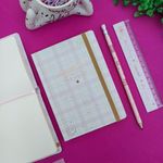 Caderno Sem Pauta Costurado Capa Dura Fitto Soho 10,3 cm x 14,6 cm 80 Folhas - Tilibra