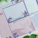 Kit Bloco de Anotações Destacável Stitch com 5 Bloquinhos de 20 Folhas - DAC