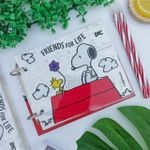 Fichário Argolado Mini Snoopy 15,5 x 19 cm 80 Folhas - DAC