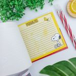 Fichário Argolado Mini Snoopy 15,5 x 19 cm 80 Folhas - DAC