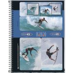 Caderno Espiral Capa Dura Universitário Connect Gabriel Medina 10 Matérias 160 Folhas 20 x 27,5 cm - Tilibra