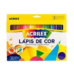 Lápis de Cor 36 Cores 3mm - Acrilex