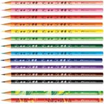 Lápis de Cor 12 Cores + 2 Lápis Misturinha Dinossauro - Faber-Castell
