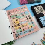 Refil Loveland Tamanho Colegial 17,7 x 24 cm para Fichário e Caderno Argolado 80 Folhas Super Decoradas - Tilibra