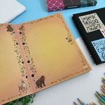 Refil Loveland Tamanho Colegial 17,7 x 24 cm para Fichário e Caderno Argolado 80 Folhas Super Decoradas - Tilibra