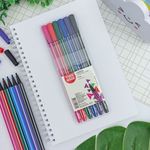 Kit 6 Canetas Hidrográficas Drawing Line 1.0 mm - Yins