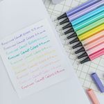 Kit 10 Canetas Hidrográficas Candy Colors Fineliner 0.4 mm - Yins