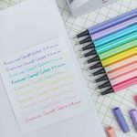 Kit 10 Canetas Hidrográficas Candy Colors Fineliner 0.4 mm - Yins