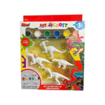 Kit Para Colorir 4 Dinossauros Art Craft -  Zoop Toys