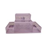 Organizador de Metal Tom Pastel com 4 compartimentos - Yin's