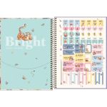 Caderno Universitário Pooh Connect 10 Matéria 160 Folhas 20 x 27,5 cm - Tilibra