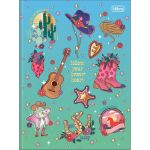 Caderno Universitário Brochura Capa Dura West Girl  20 x 27,5 cm 80 Folhas - Tilibra