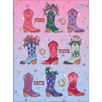Caderno Universitário Brochura Capa Dura West Girl  20 x 27,5 cm 80 Folhas - Tilibra