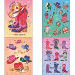 Caderno Universitário Brochura Capa Dura West Girl  20 x 27,5 cm 80 Folhas - Tilibra